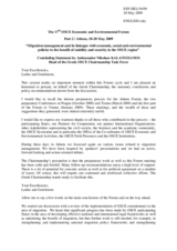 Concluding Remarks by Ambassador Nikolaos Kalantzianos, Head of the Greek OSCE Chairmanship Task Force, Ministry of Foreign Affairs, Greece