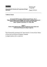 Presentation by Ms. Tamara Duisenova, Secretary General, Ministry of Labour and Social Protection of Population, Kazakhstan (ru)