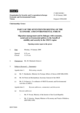 Journal of the Part I of the 17th Meeting of the EEF