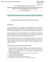 Contribution by Bosnia and Herzegovina