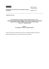 Background Document by Ms. Kreuzhuber, Delegate for Migration and Integration, Austrian Federal Economic Chamber