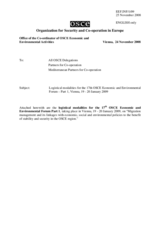 Logistical Modalities