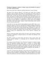 Contribution by Ms. Maria Ochoa-Llido, Head of Department, Directorate General of Social Cohesion, Migration and Roma Department