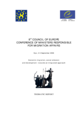 Thematic report from the 8th Council of Europe Conference of ministers responsible for migration affairs