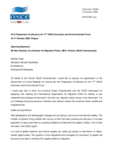 Opening Statement by Mr. Ilkka Rentola, Co-ordinator for Migration Policy, Ministry for Foreign Affairs (OSCE Chairmanship)