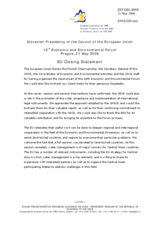 Closing Statement of the Slovenian Presidency of the Council of the European Union