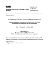 Development and strengthening of co-operation in river basin management in Belarus (ru)