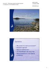 Presentation by Ms. Brusendorff, Baltic Marine Environment Protection Commission (HELCOM)