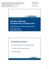 Presentation by Mr. Seitz, Danube Waterway, Austria