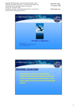 Presentation by Mr. Vidalis, Maritime Policy Task Force, European Commission