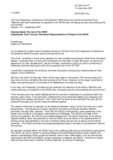 Speech by Ambassador Antti Turunen, Permanent Representative of Finland to the OSCE