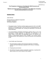 Speaking Points by Janos Herman, Principal Advisor for Regional Cooperation, European Commission, DG External Relations