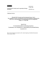 Presentation by Mr. Anders Jagerskog, Stockholm International Water Institute (SIWI)