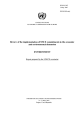 Review of the implementation of OSCE commitments in the economic and evironmental dimension