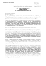 Keynote address by Mr. Luc Aliadiere, General Director, International Union of Railways (fr)