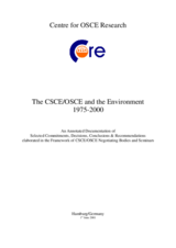 Report on the CSCE/OSCE and the Environment 1975-2000
