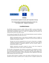 First regional meeting on Environment and Security in Central Asia