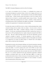 The OSCE's Economic Dimension on the Eve of the 21st Century