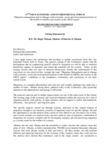 Concluding speech by Ambassador Louis-Alkiviadis Abatis, Deputy Head, OSCE Task Force, Ministry of Foreign Affairs of Greece