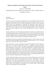 Presentation by Damjan Bergant, Head of the OSCE and CoE Department, Ministry of Foreign Affairs, Slovenia