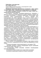 Speech by Borys Babin, Lecturer, Department for Constitutional and International Law, Donetsk Law Institute, Ukraine