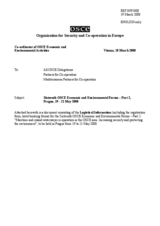 Draft logistical information