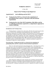 Report of the Working Group Rapporteur, Working group C