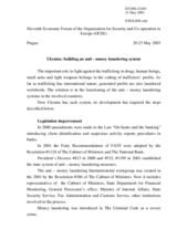 Contributed paper by Ukraine to the 11th Economic Forum