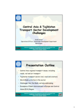 Presentation by the World Bank
