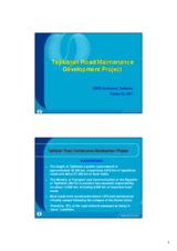 Presentation by the European Bank for Reconstruction and Development