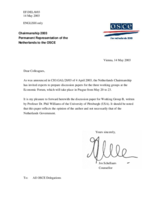 Discussion paper for Working Group B