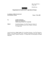 Consolidated summary of the third preparatory seminar for the 11th Economic Forum Consolidated summary of the third preparatory seminar for the 11th Economic Forum