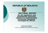 Moldova - National Report (ro)