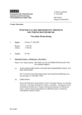 Journal of the 5th Day of the Thirteenth Meeting of the Economic Forum (de)