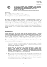 Statement by Mária Kadlečíková, Subregional Representative Subregional Office for Central and Eastern Europe, Budapest, Food and Agriculture Organization of the United Nations (FAO)