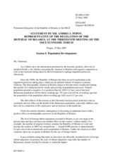 Statement by the Delegation of Belarus