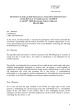 Statement by the Delegation of Azerbaijan