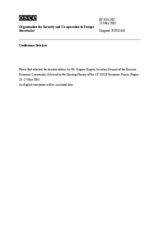 Address by Mr. Grigory Rapota, Secretary General of the Eurasian Economic Community (ru)