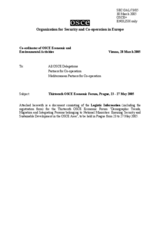 Logistic information for the 13th Economic Forum