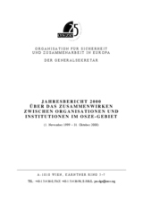 2000 - Report on Interaction Between Organizations and Institutions in the OSCE Area (de)