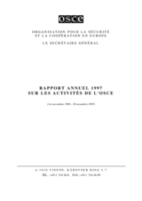 OSCE Annual Report 1997 (fr)