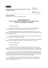 Dichiarazione N.2/14 del Consiglio permanente