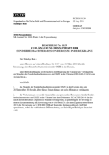 Beschluss Nr. 1129 des Ständigen Rates