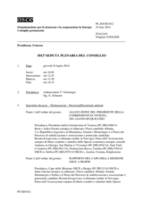 Giornale della 1012a Seduta plenaria del Consiglio permanente