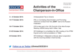 Report on the activities of the Chairperson-in-Office