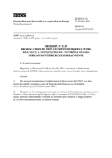 Décision No 1133 du Conseil permanent