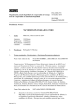 Diario de la 766ª Sesión plenaria del Foro de Cooperación en materia de Seguridad  