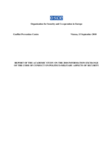 Study on the 2010 Information Exchange of the Code of Conduct