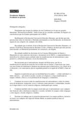 BERLIN DECLARATION (Second OSCE Conference on Anti-Semitism, Berlin, 28-29 April 2004) (es)