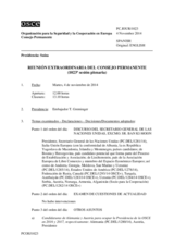 Diario de la 1023ª Sesión extraordinaria del Consejo Permanente 